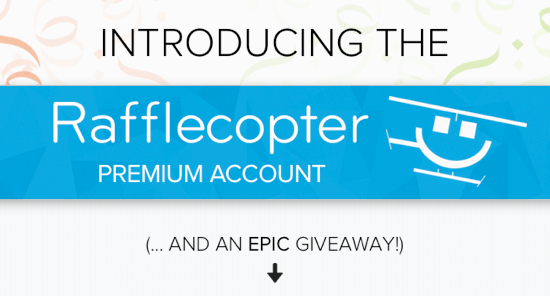 Introducing the Rafflecopter Premium Account